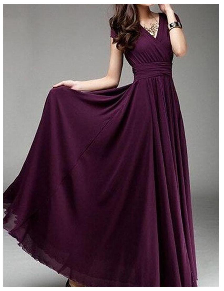 Dark Purple Maxi Dress
